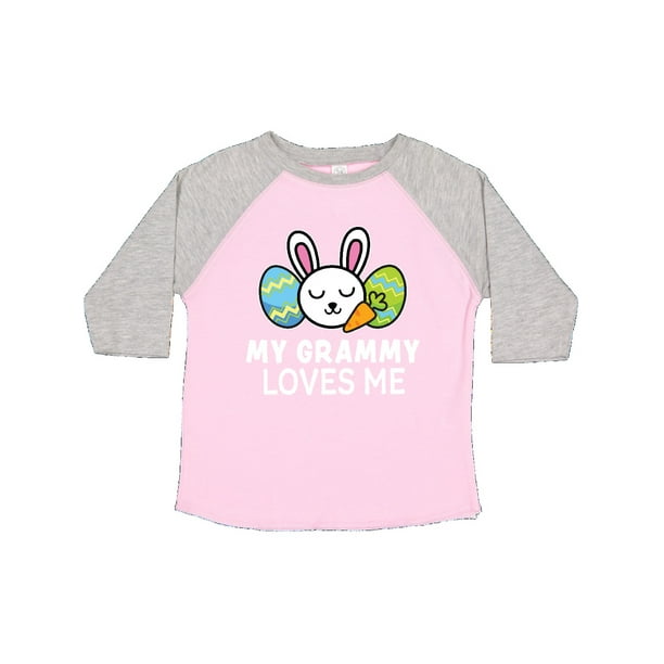 inktastic My Grammie Loves Me with Bunny and Easter Eggs Toddler T-Shirt inktastic My Grammie Loves Me with Bunny and Easter Eggs Toddler T-Shirt